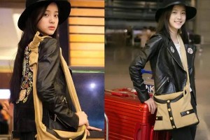 明星机场时尚造型与香奈儿旅行箱包新风潮
