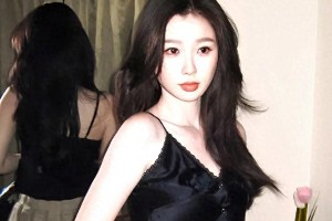 虞书欣黑色吊带短裙造型：甜辣交织引爆热搜